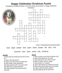 crossword puzzle